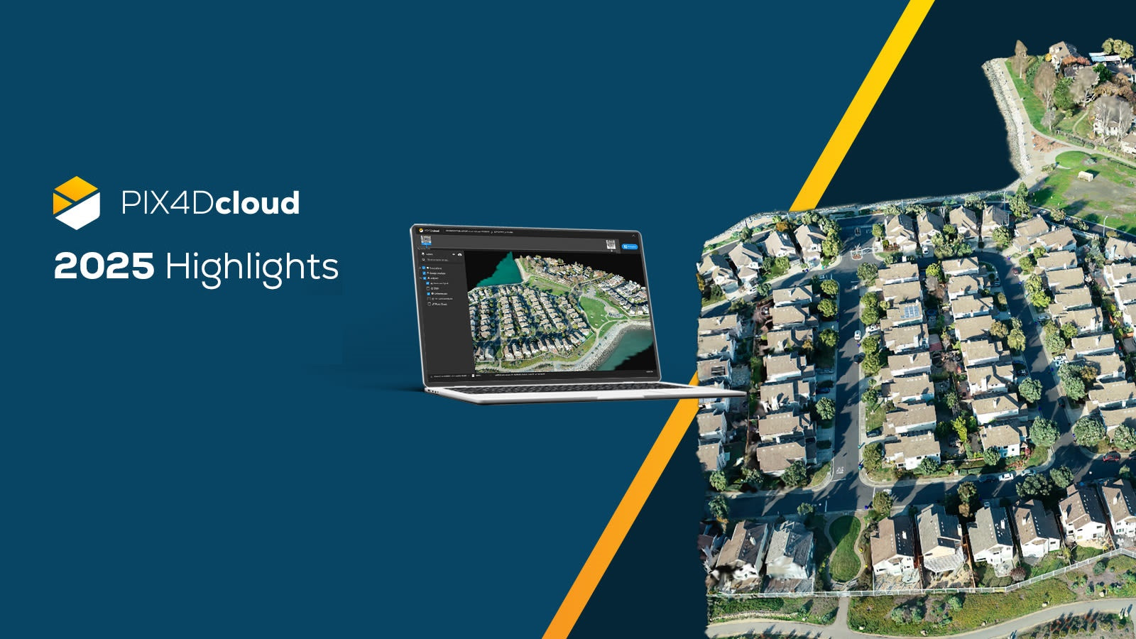 PIX4Dcloud: 2025 updates recap — georeferenced Gaussian Splatting and cloud-based team collaboration