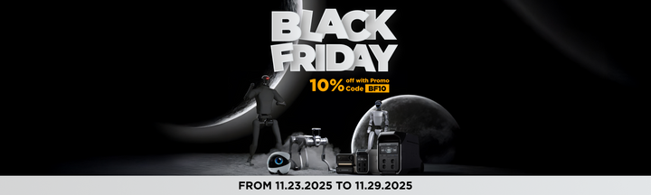 Black Friday at Futurology: 10% off innovative solutions from Enabot, EcoFlow, and Unitree