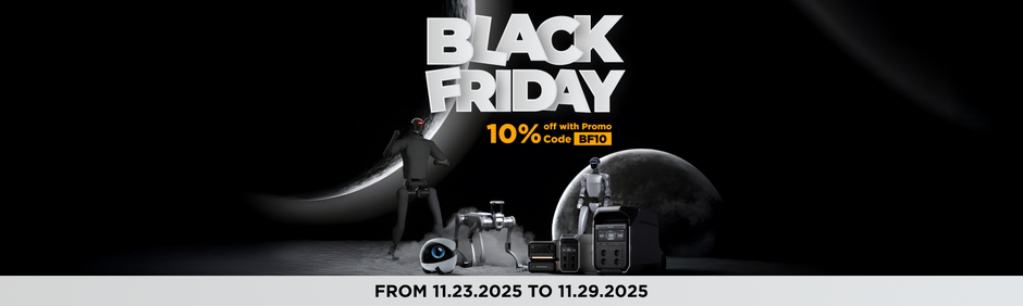Black Friday at Futurology: 10% off innovative solutions from Enabot, EcoFlow, and Unitree