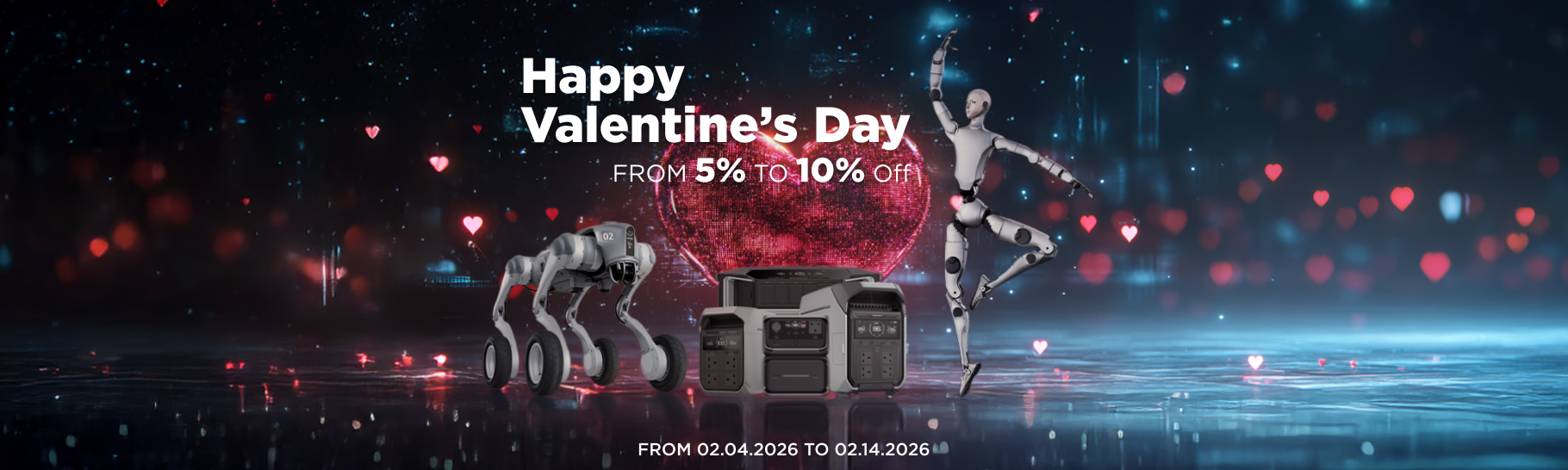 Valentine’s Season for Intelligent Systems: Special Offers on Unitree Robotics and EcoFlow Energy Solutions