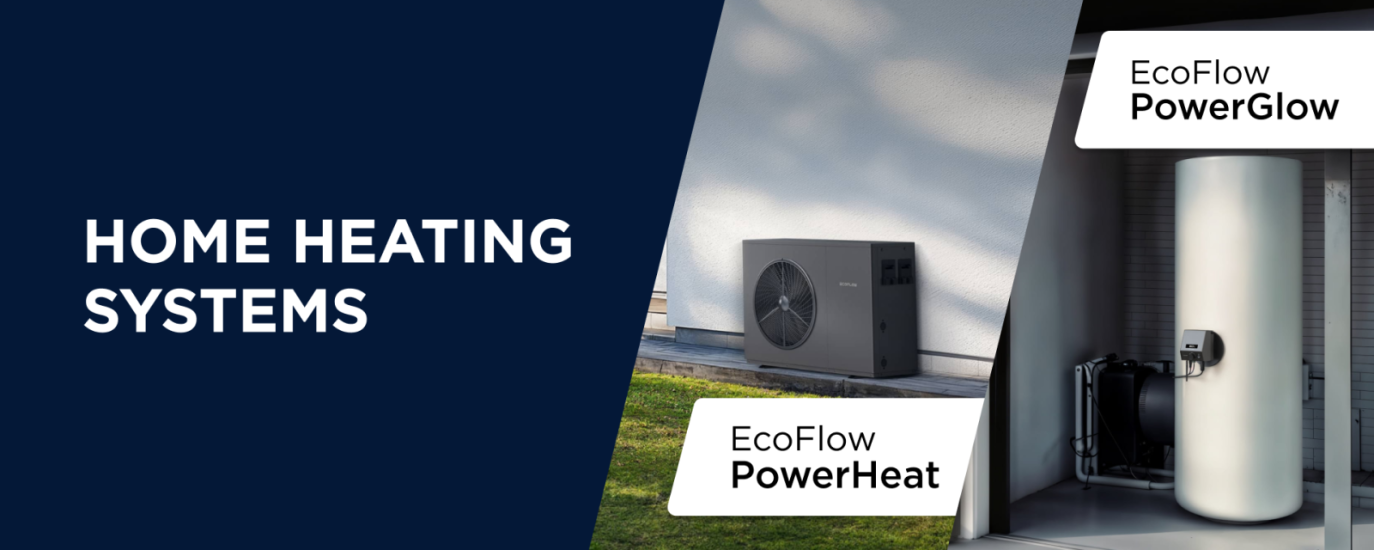 EcoFlow presents novelties for heating homes: an air-water heat pump and a smart heater