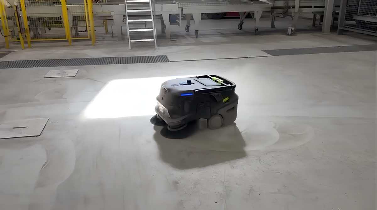 Futurology robotics is demonstrating its first results from pilot cleaning operation at industrial facilities in the United States