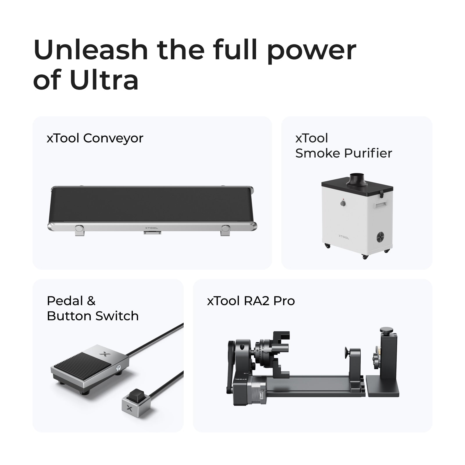 xTool F1 Ultra 20W Fiber & Diode Dual Laser Engraver - F1 Ultra Standalone