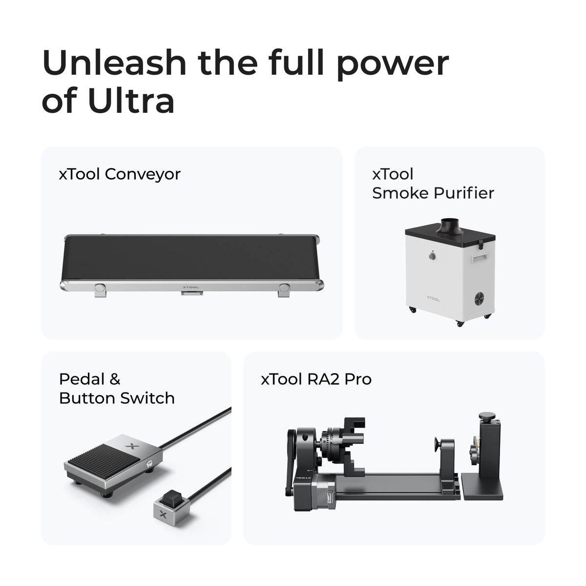 xTool F1 Ultra 20W Fiber & Diode Dual Laser Engraver - F1 Ultra Standalone