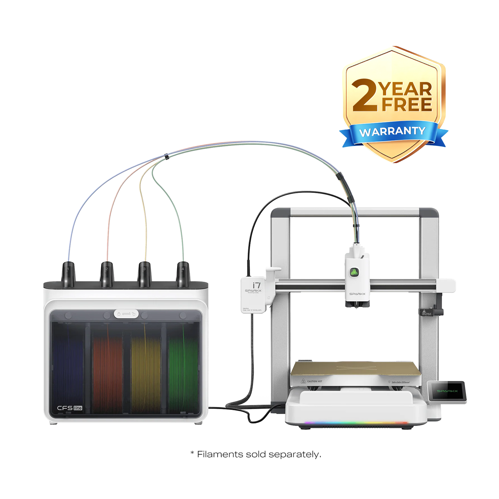 Creality 3D Printer SPARKX i7 Color Combo Multicolor Printing
