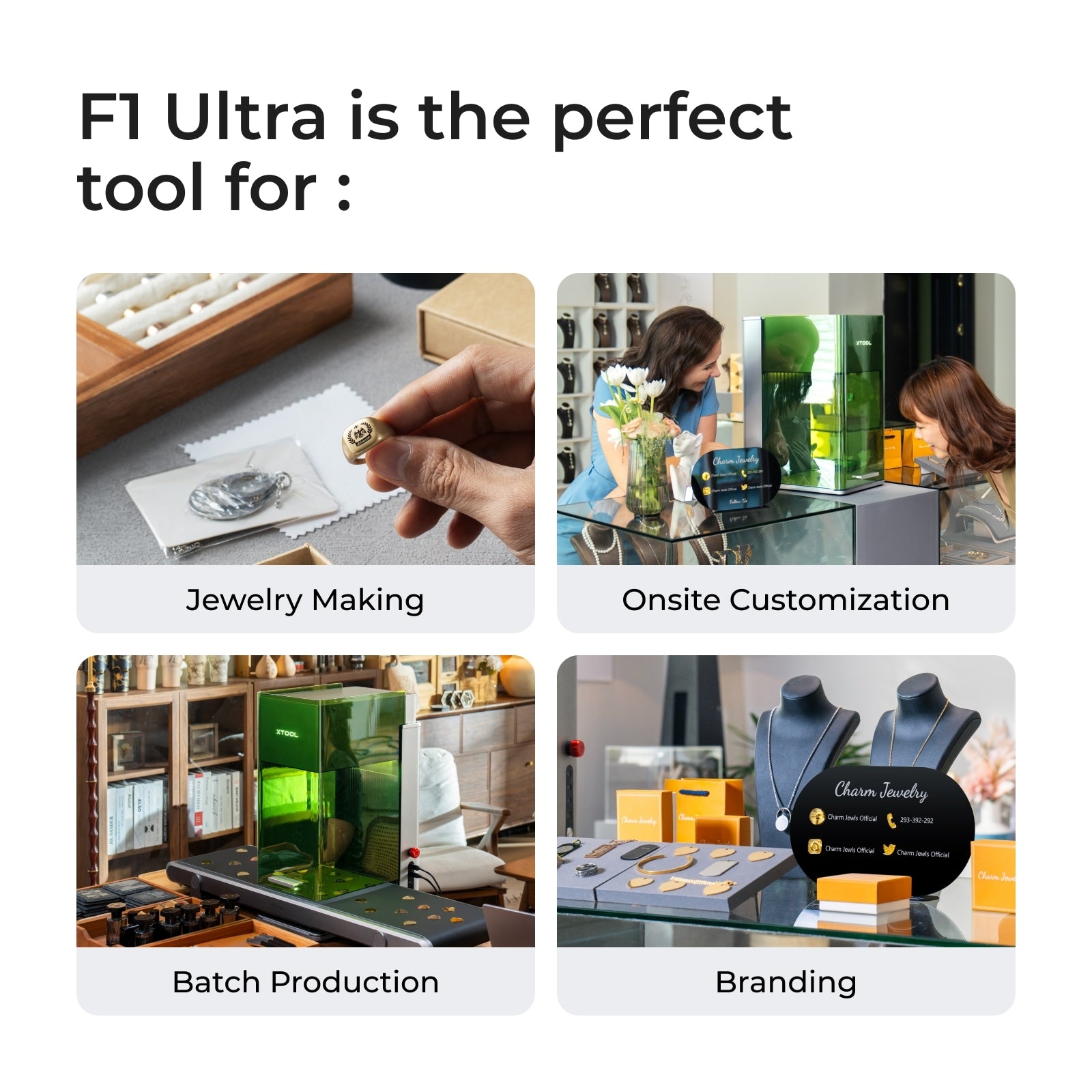 xTool F1 Ultra 20W Fiber & Diode Dual Laser Engraver - F1 Ultra Standalone