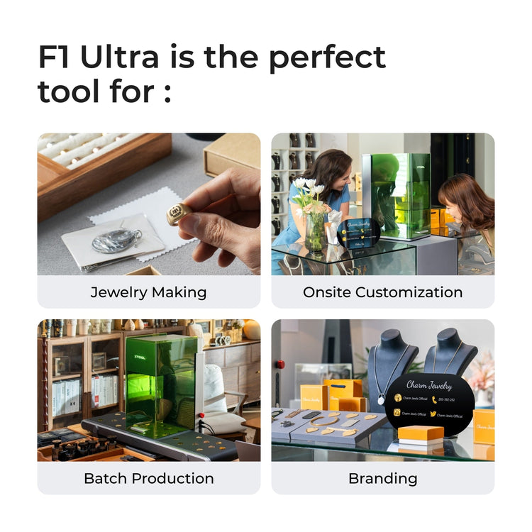 xTool F1 Ultra 20W Fiber & Diode Dual Laser Engraver - F1 Ultra Standalone
