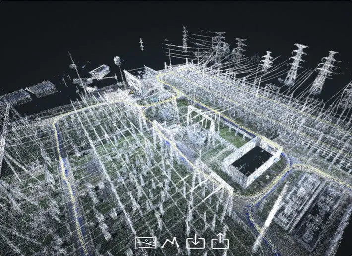 3D digital twin of an electrical power substation for AI inspection, asset management and infrastructure monitoring