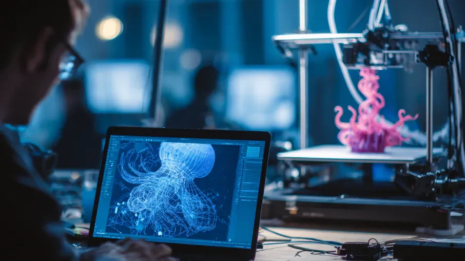 Professional 3D printing workflow for CAD design, rapid prototyping, additive manufacturing and engineering product development