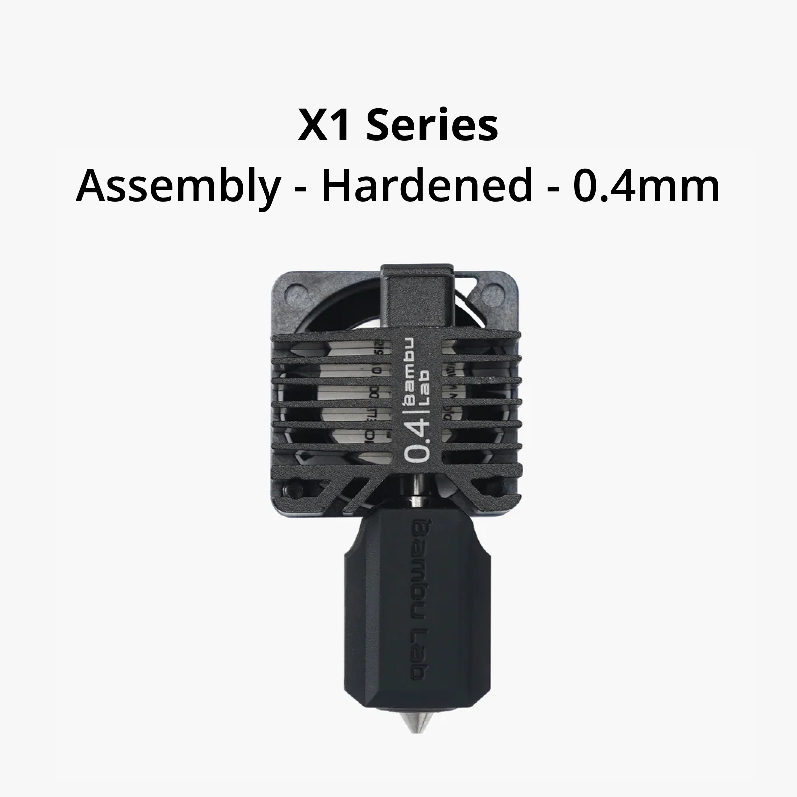 Bambu Lab Complete hotend assembly with hardened steel nozzle -0.4mm (FAH001)