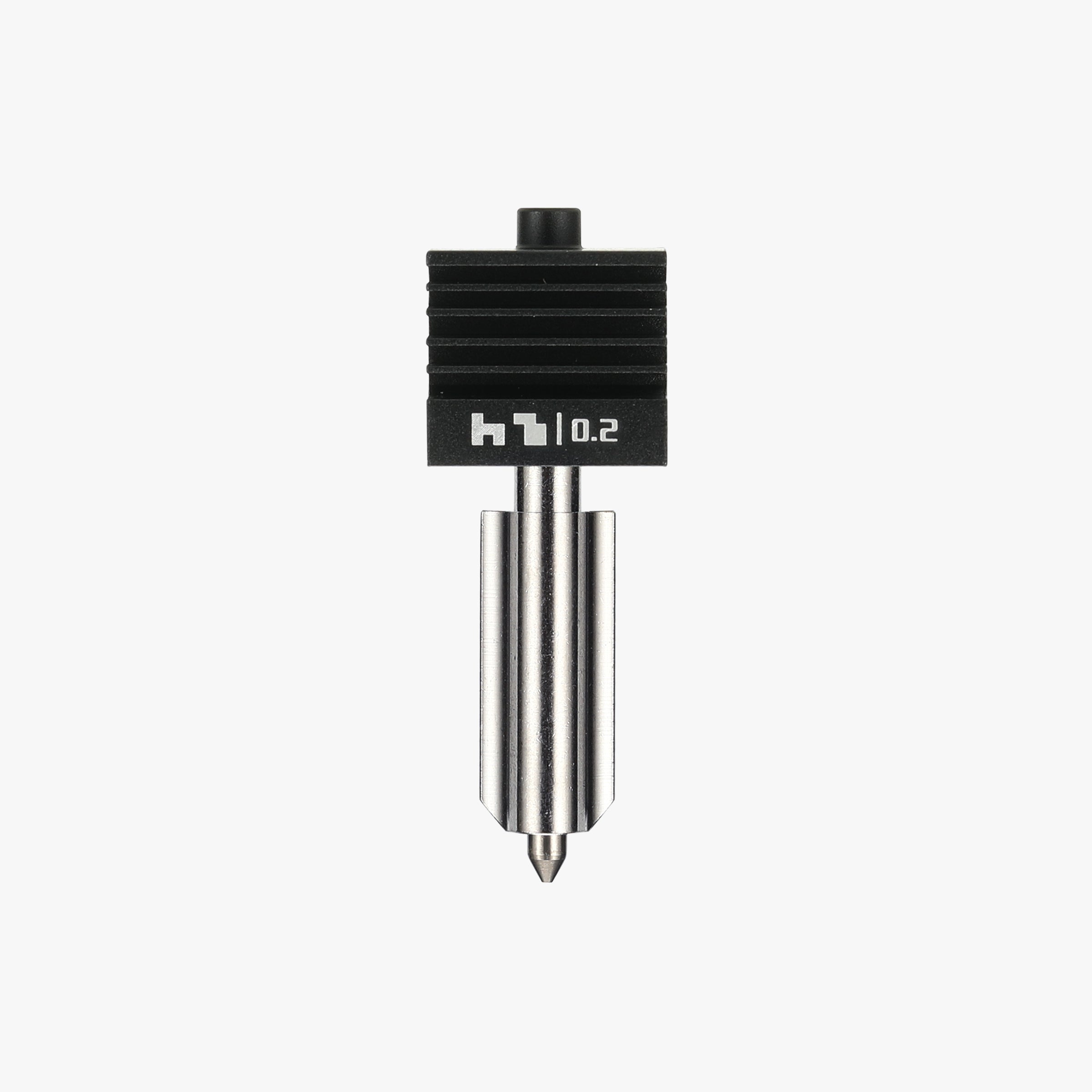 Hotend with stainless steel nozzle - 0.2 mm