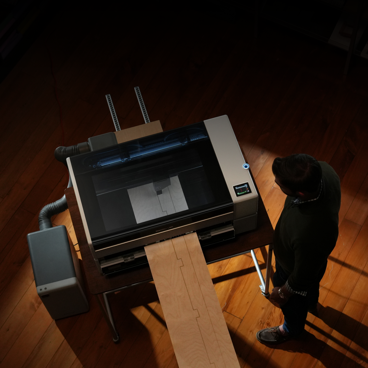 Bambu Lab Automatic Conveyor Feeder for R1 Laser