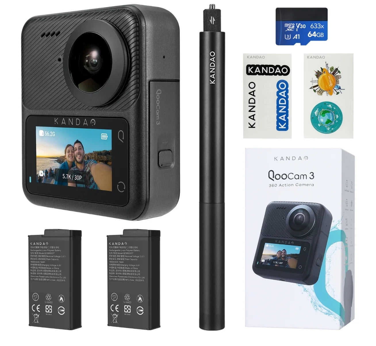 Kandao QooCam 3 Travel Kit