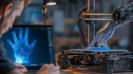 Engineering and prototyping services with CAD design, AI-assisted modeling, rapid prototyping and professional 3D printing