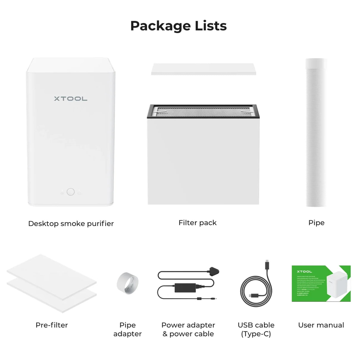 Desktop Air Purifier - Purifier for F2 / F1 / M1 Ultra