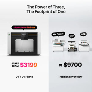 xTool O1 Omni Printer: The World’s First 4-in-1 Omni Printer - Single UV / Single UV Standalone
