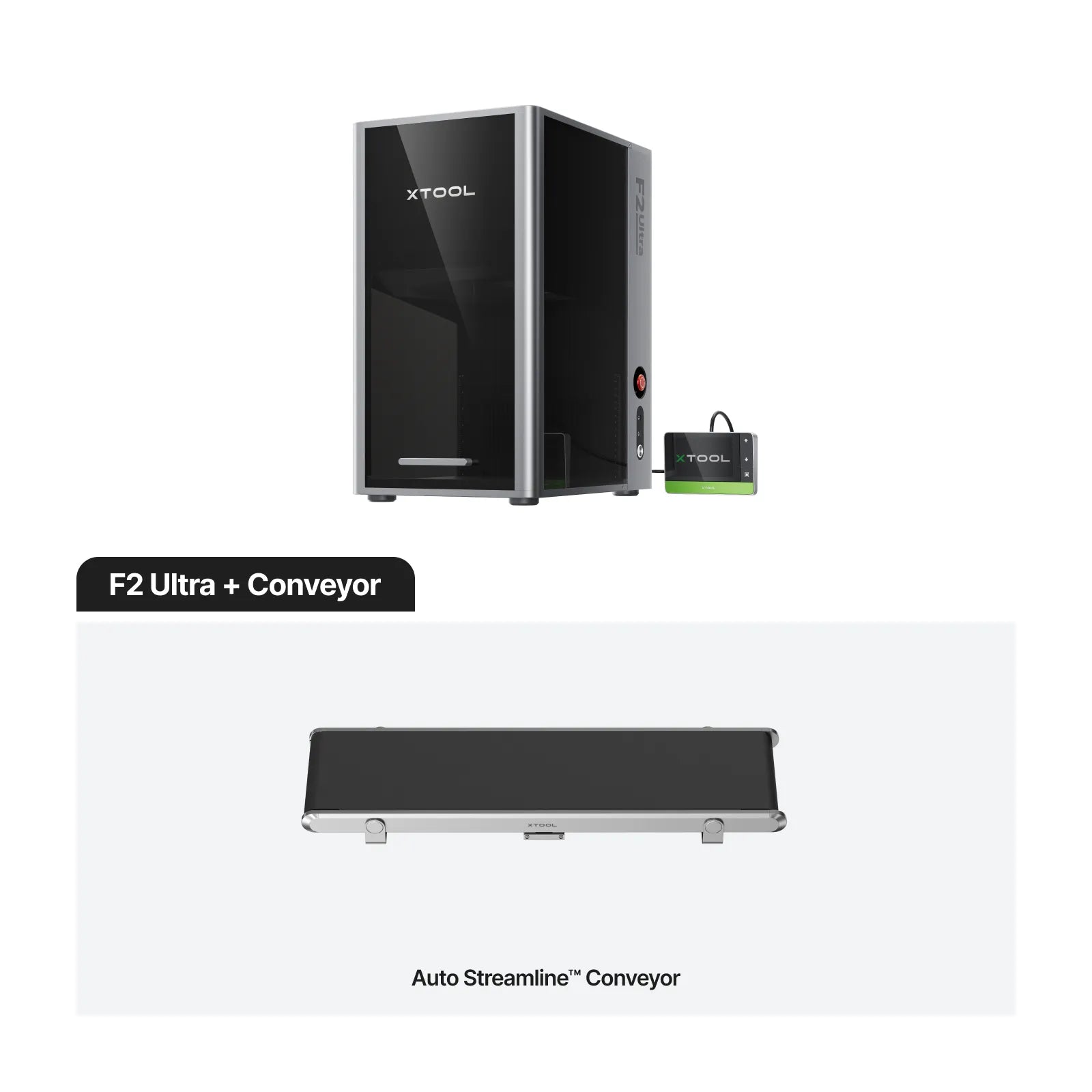 xTool F2 Ultra 60W MOPA & 40W Diode Dual Laser Engraver - Dual Laser (60W MOPA & 40W Diode) / F2 Ultra + Conveyor