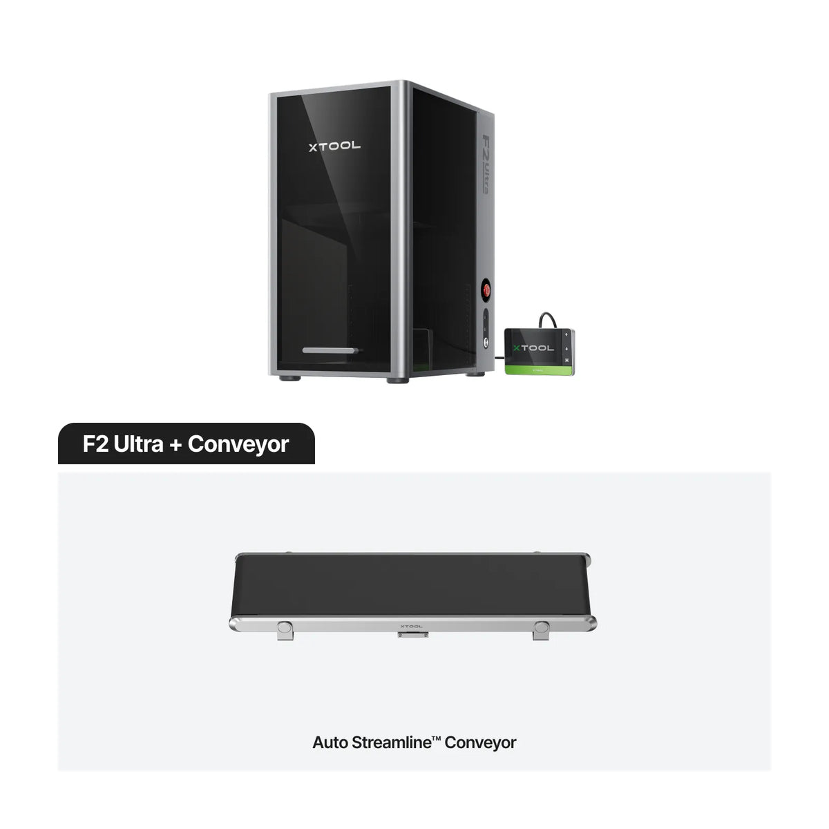 xTool F2 Ultra 60W MOPA & 40W Diode Dual Laser Engraver - Dual Laser (60W MOPA & 40W Diode) / F2 Ultra + Conveyor