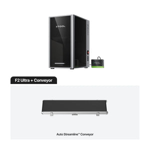 xTool F2 Ultra 60W MOPA & 40W Diode Dual Laser Engraver - Dual Laser (60W MOPA & 40W Diode) / F2 Ultra + Conveyor