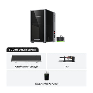 xTool F2 Ultra 60W MOPA & 40W Diode Dual Laser Engraver - Dual Laser (60W MOPA & 40W Diode) / F2 Ultra Deluxe Bundle