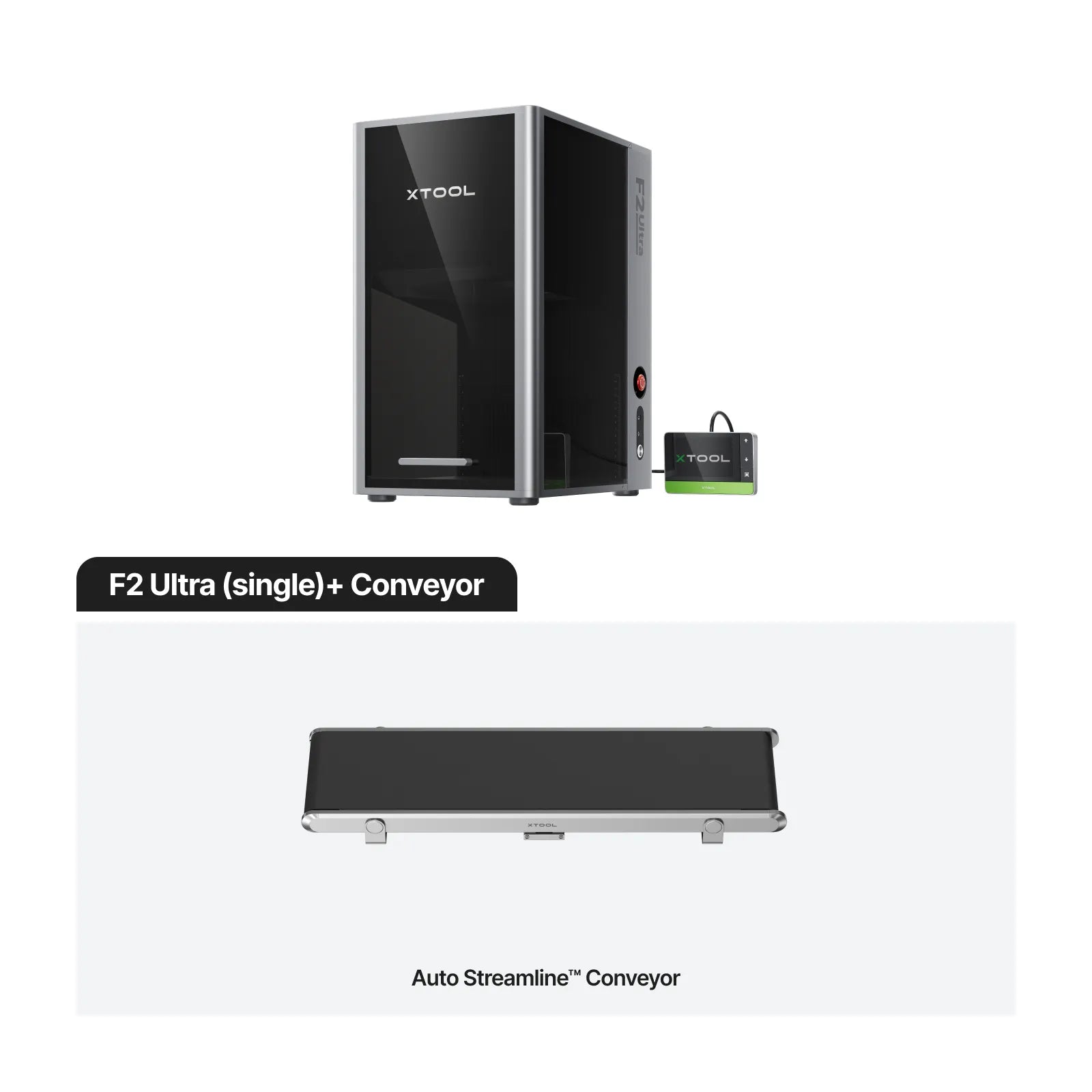 xTool F2 Ultra 60W MOPA & 40W Diode Dual Laser Engraver - Single Laser (60W MOPA Only) / F2 Ultra (MOPA Only) + Conveyor