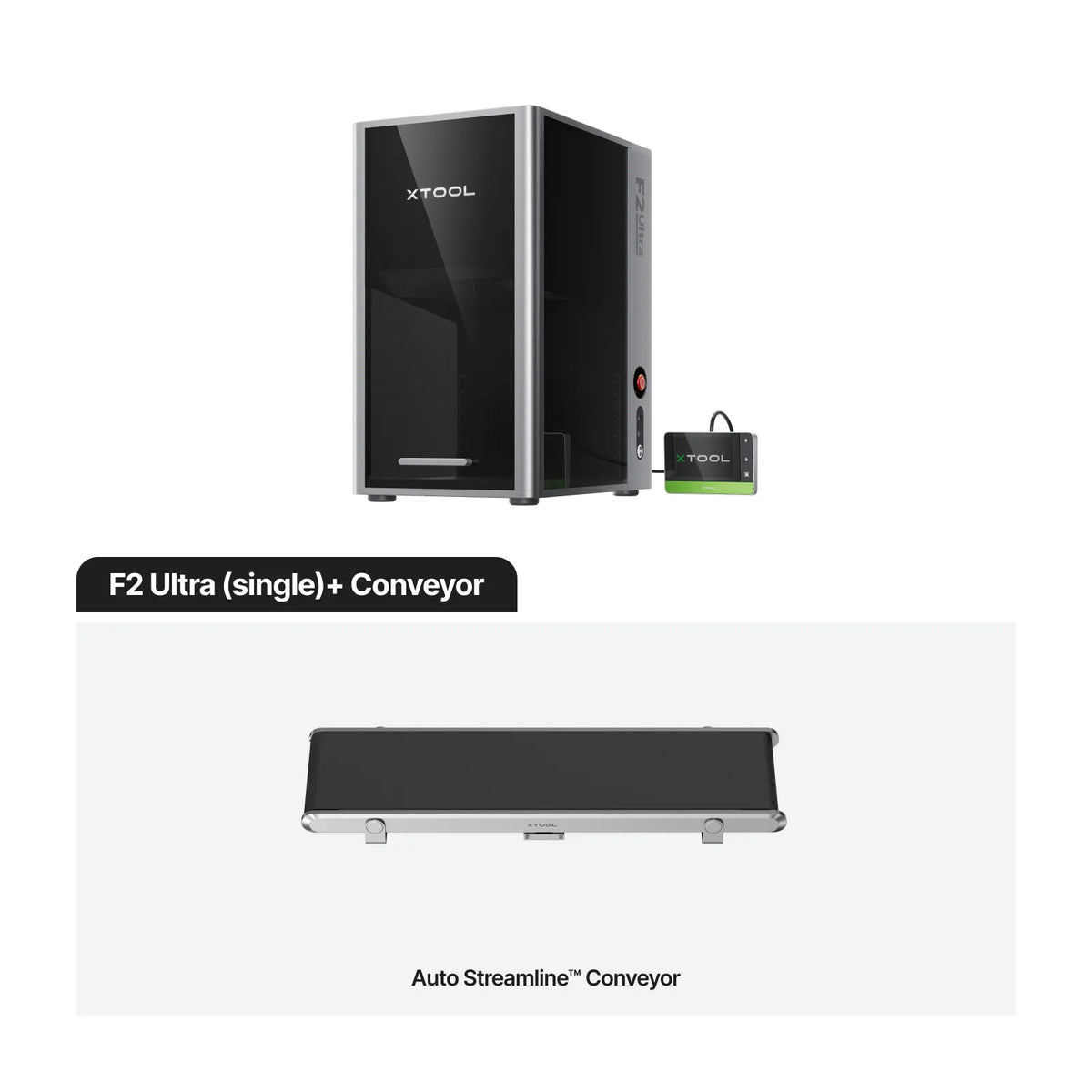 xTool F2 Ultra 60W MOPA & 40W Diode Dual Laser Engraver - Single Laser (60W MOPA Only) / F2 Ultra (MOPA Only) + Conveyor
