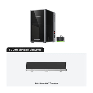 xTool F2 Ultra 60W MOPA & 40W Diode Dual Laser Engraver - Single Laser (60W MOPA Only) / F2 Ultra (MOPA Only) + Conveyor