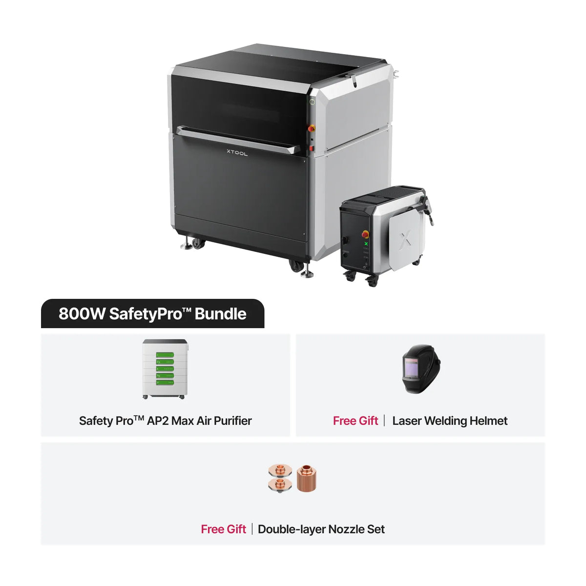 xTool MetalFab Laser Welder/ CNC Cutter - 1200W / 1200W Welder + Cutter