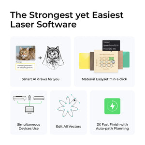 xTool F1 Ultra 20W Fiber & Diode Dual Laser Engraver - F1 Ultra Standalone