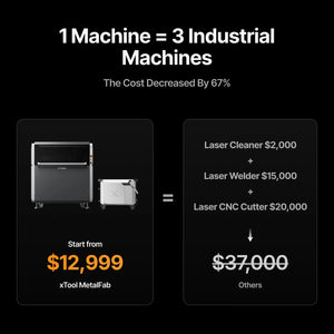 xTool MetalFab Laser Welder/ CNC Cutter - 1200W / 1200W SafetyPro™ Bundle