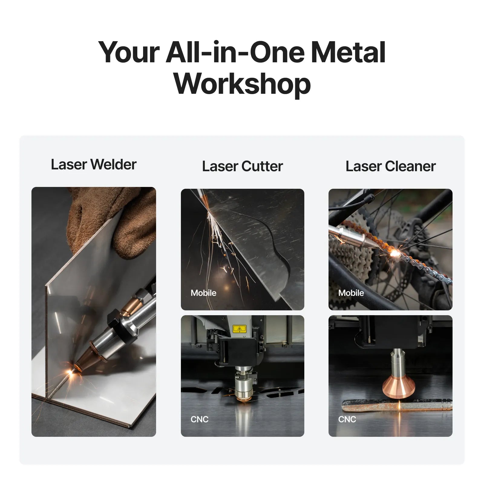 xTool MetalFab Laser Welder and CNC Cutter for Education - xTool MetalFab Educational Professional Suite