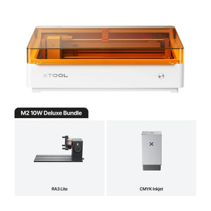 xTool M2 Color Craft Laser Cutter & Engraver - 10W / 10W Deluxe Bundle