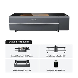 xTool P2S 55W Desktop CO2 Laser Cutter - P2S Standalone