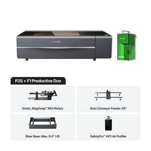 xTool P2S 55W Desktop CO2 Laser Cutter - P2S Standalone