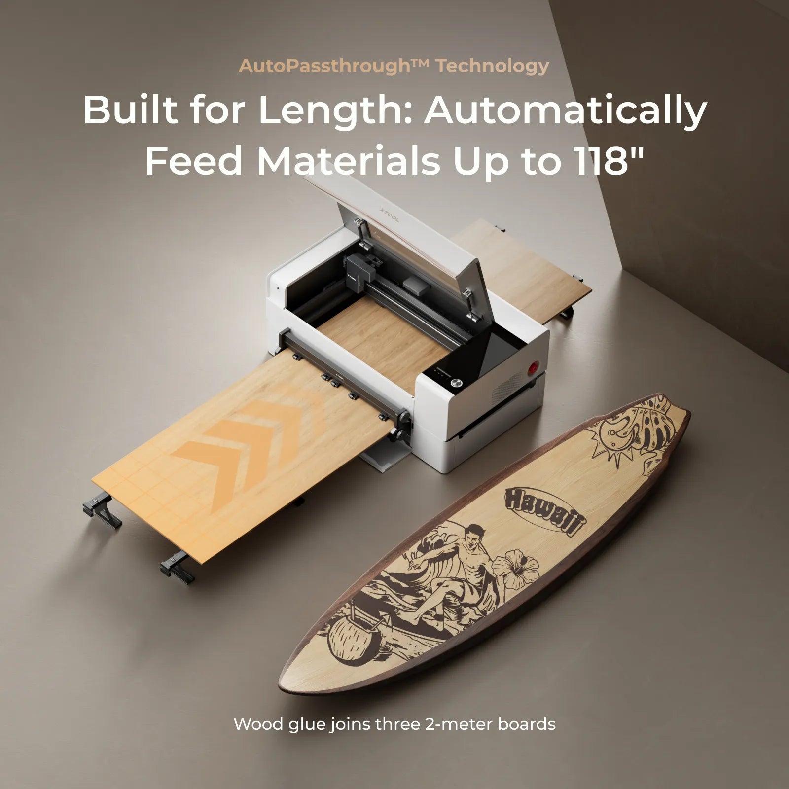 xTool P2S 55W Desktop CO2 Laser Cutter - P2S Standalone