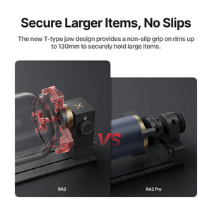 xTool RA3 & RA3 Lite: Intelligent Rotary Engraving for Rings, Tumblers & Ornaments - RA3 Lite for M2