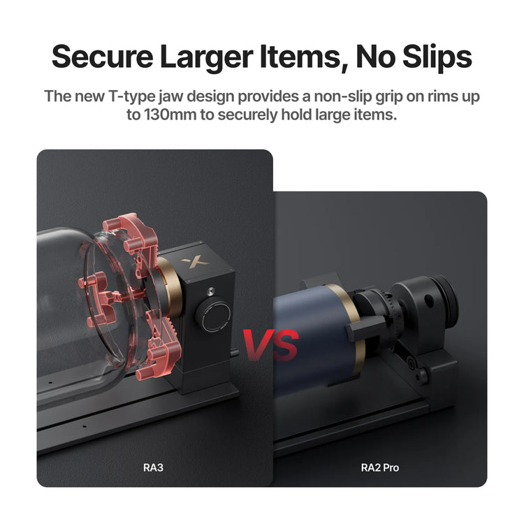 xTool RA3 & RA3 Lite: Intelligent Rotary Engraving for Rings, Tumblers & Ornaments - RA3 Lite for M2