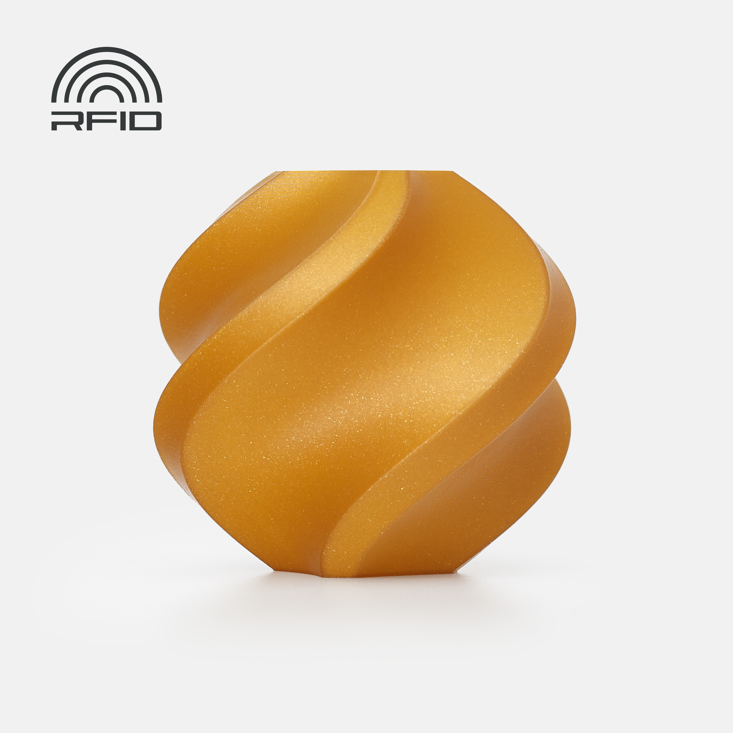 Bambu Lab 3D Printer Filament PLA Sparkle-Classic Gold Sparkle